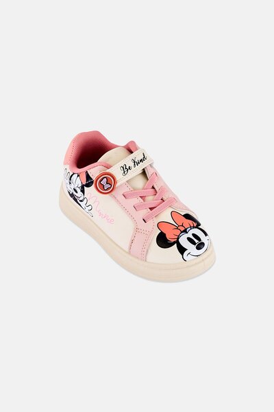Disney Kids Girl Mickey And Friends Velcro Closure Shoes, Multicolor