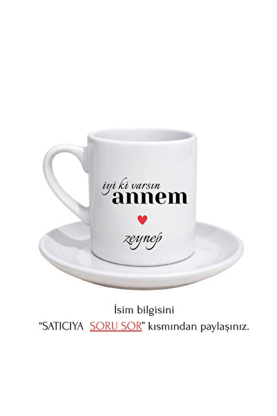 MyWorldorganization Anneler Günü Özel Tasarım ve Kişiye özel İsim Baskılı Kah...