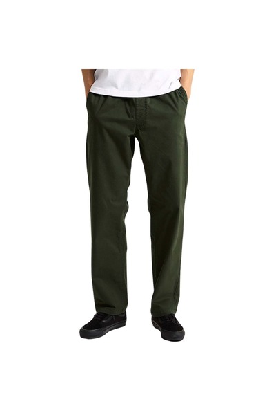 Vans Φαρδύ παντελόνι με κωνική εφαρμογή και ελαστική μέση, χρώμα πεύκου, XXL