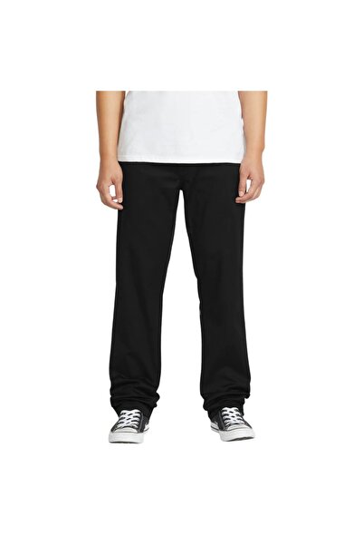 Volcom Απίστευτα μοντέρνα ελαστικά παντελόνια μαύρα 34