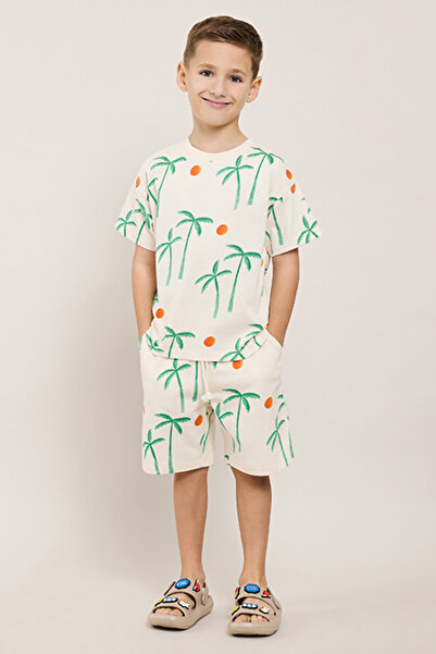 R&B Printed Shorts Clothing Set