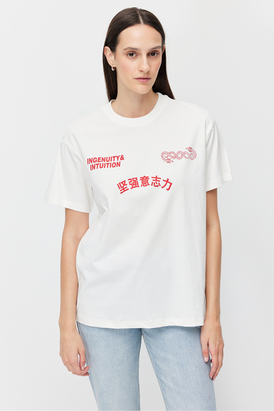 PAULMARK Women's Printed T-shirt