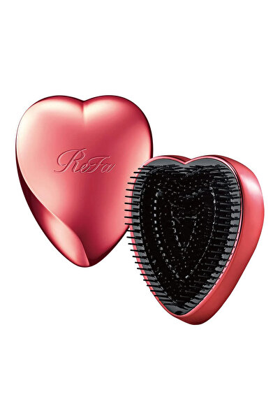 ReFa Saç Fırçası Tarak Heart Brush - Shine Red