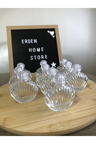 genel tr Hediyelik Boş Kolonya Şişesi 50 ml Cam Şişe Doldurulabilir Şık Tasar...