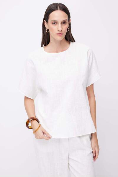 PAULMARK Μπλούζα - Εκρού - Δεν προσδιορίζεται