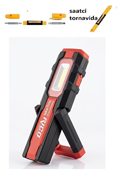 Rico Şarjlı Mıknatıslı Led Lamba Işıldak Fener Kamp Lambası 013-RC0043 600 lümen