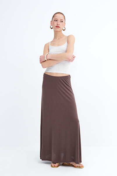 Addax تنورة طويلة من المودال E12429