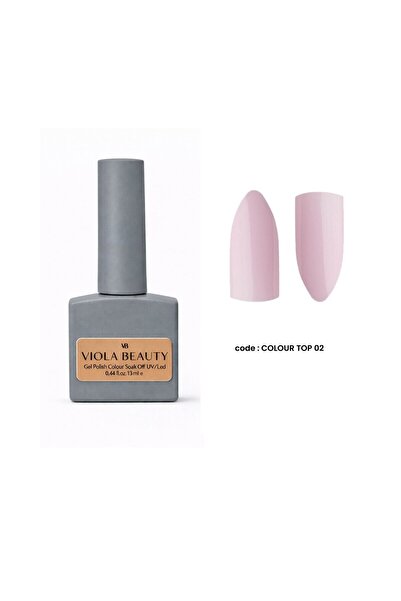 VB VIOLA BEAUTY COLOR TOP COAT -13ML ( Kalıcı Oje İşlemleri İçin Renkli Top C...