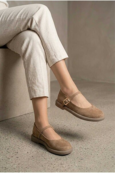 HİGHRUN Loafers - Μπεζ - Χαμηλό τακούνι (1-4 cm)