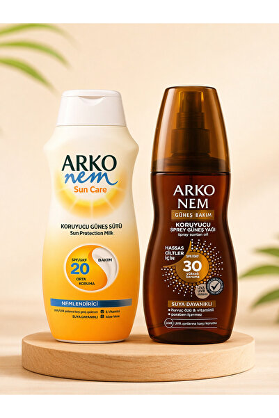 Marka ArkoGüneş Koruyucu Set (SPF 20 + SPF 30)