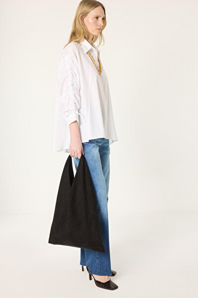 Touché Privé قميص برباط على الكتف