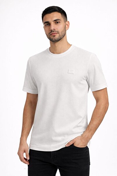 CLASSİCS MEN Ανδρικό μπλουζάκι Bordoo Basic με λαιμόκοψη ποδηλάτου και κοντό ...