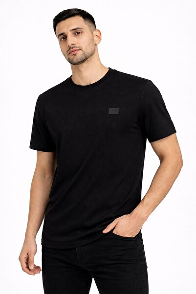 CLASSİCS MEN Ανδρικό μπλουζάκι Bordoo Basic με λαιμόκοψη ποδηλάτου και κοντό ...