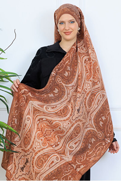 Oxygen Scarfs Mirşah Pattern Cotton Silk Shawl 469-021 – V-1