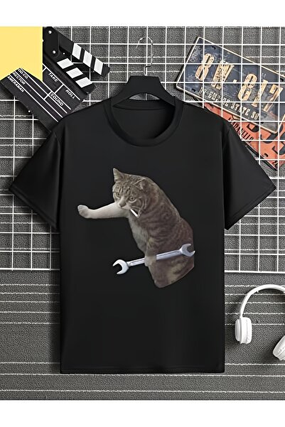 yiou trendy clothing تي شيرت رجالي بتصميم جرافيك على طراز ملابس الشارع للرجال...