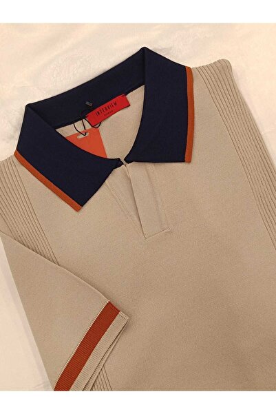 Sarar Interview Woven Fabric Polo Collar Knitwear T-Shirt