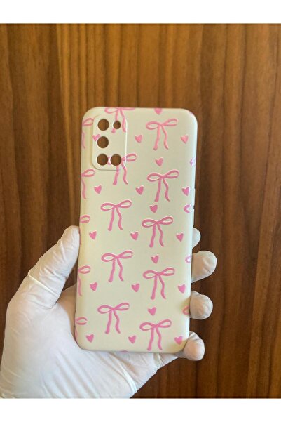 Newon OPPO A72 KURDELE FİYONK BASKILI İÇİ KADİFE SİLİKON TELEFON KILIFI