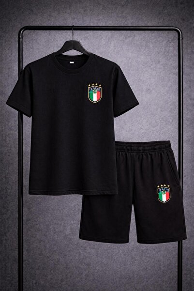 zeag UNISEX ΣΕΤ ΣΟΡΤΣ ΚΑΙ ΜΠΛΟΥΖΑΚΙ ΜΕ ΣΤΑΜΠΑ ΙΤΑΛΙΑΣ