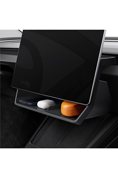 Spigen Οργανωτής Αποθήκευσης Κάτω από την Οθόνη Tesla, μαύρο - Tesla Model 3 ...