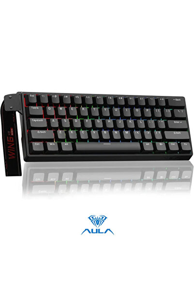 Aula Πληκτρολόγιο Gaming Win60HE με Μαγνητικούς Διακόπτες, USB Type C, Μαύρο