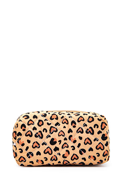 minebag ZC264 Υφασμάτινη Γυναικεία Τσάντα Μακιγιάζ Κέντημα Lepoar