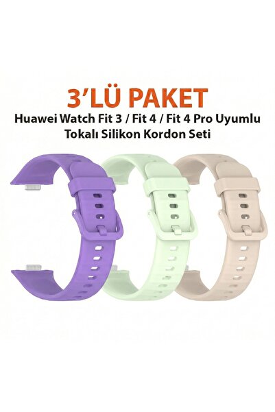 Dexmon Huawei Watch Fit 3 / Fit 4 / Fit 4 Pro / Fit 5 / Fit 5 Pro Uyumlu Toka...