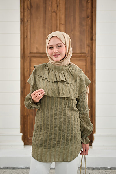 LOCCO Λιτό καφτάνι - Πράσινο - Κανονική εφαρμογή