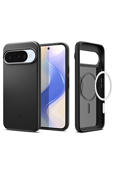 Spigen Θήκη MagSafe Thin Fit, μαύρη - Google Pixel 10 Pro/Pixel 10