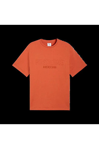 Puma Pl Lifestyle Tee Orange Men's T-Shirt