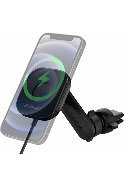 Spigen Βάση Αυτοκινήτου OneTap MagFit ITS12W Μαύρο (MagSafe/Ασύρματη Φόρτιση/...
