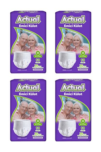 ACTUAL Emici Külot Medium 30'lu x 4 Adet