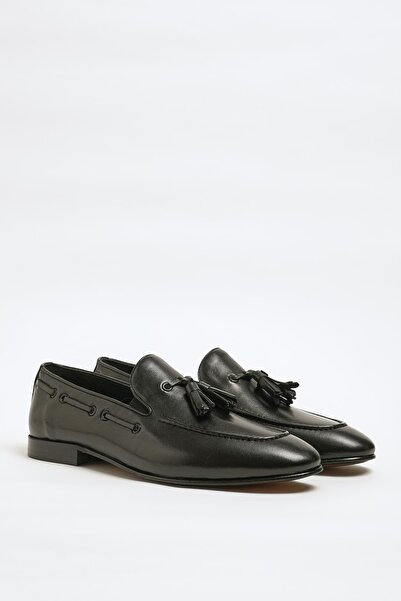 Faruk balkanas Tokyo Model Genuine Natural Leather Leather Sole Loafer Shoes