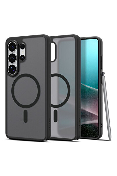 Spigen Υπέρ-Υβριδικό MagSafe, παγωμένο μαύρο - Samsung Galaxy S26 Ultra