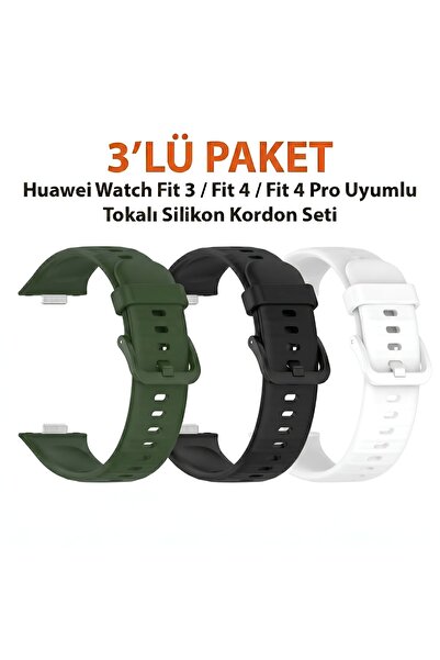 Dexmon Huawei Watch Fit 3 / Fit 4 / Fit 4 Pro / Fit 5 / Fit 5 Pro Uyumlu Toka...