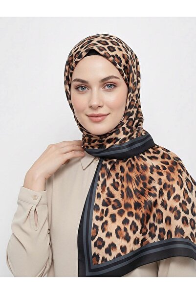 Eşarpion LEOPAR KADIN TESETTÜR ŞAL