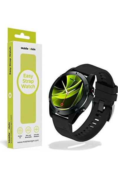 Mobile Origin Εύκολο Λουράκι Ρολογιού Garmin 20mm Μαύρο