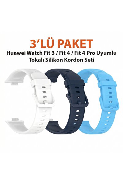 Dexmon Huawei Watch Fit 3 / Fit 4 / Fit 4 Pro / Fit 5 / Fit 5 Pro Uyumlu Toka...