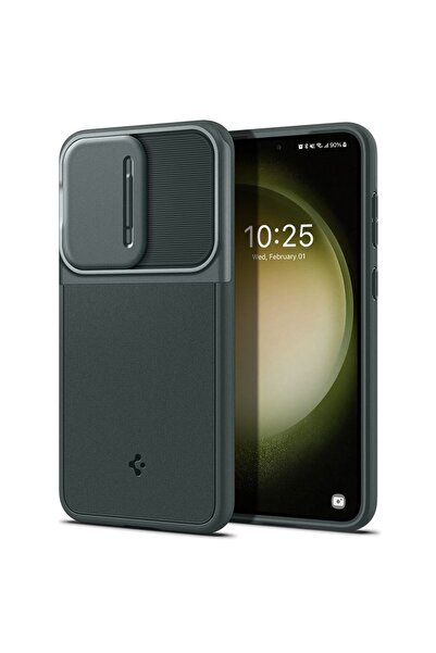 Spigen Οπτική Θωράκιση, πράσινο της αβύσσου - Samsung Galaxy S23 Ultra