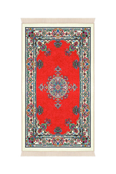 Bursa İpek Κόκκινο βελούδινο χαλί προσευχής