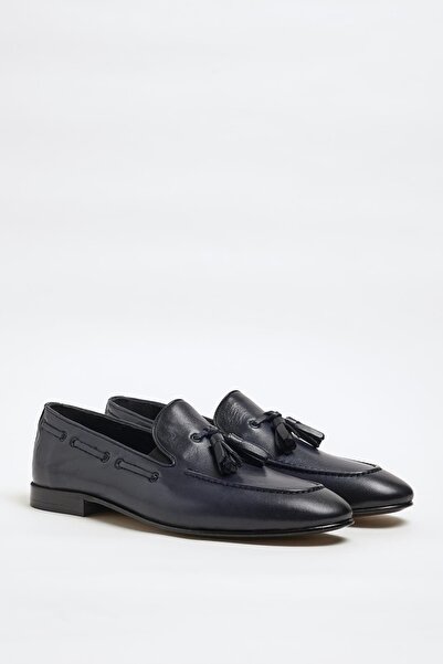 Faruk balkanas Tokyo Model Genuine Natural Leather Leather Sole Loafer Shoes