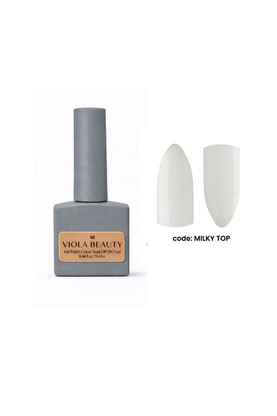 VB VIOLA BEAUTY MILKY TOP COAT- 13ML (Renkli Top Coat)