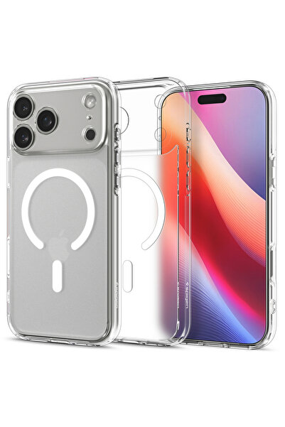 Spigen Υπέρ-Υβριδικό MagSafe, παγωμένο λευκό - iPhone 17 Pro