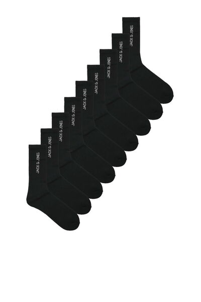 Jack & Jones Ανδρικό πακέτο 9 κάλτσες με λεπτομέρεια λογότυπου - Regen