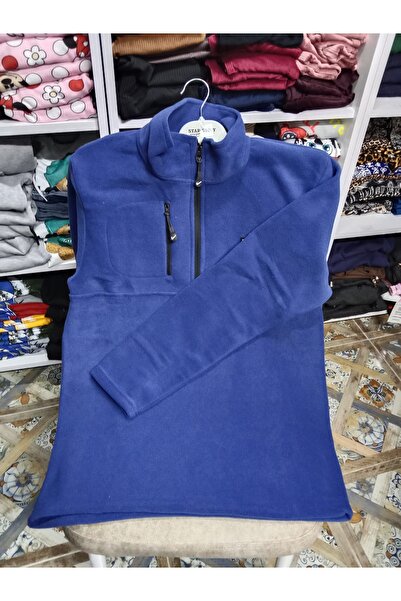 Butik Polar fermuarlı cepli kazak