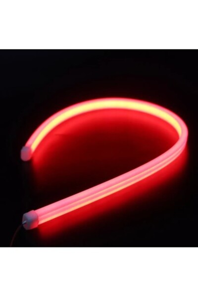 Xenon Bright Πίσω Κόκκινα Φώτα με Εύκαμπτο Νέον Σήμα 60 εκ. DRL-60AG-RED