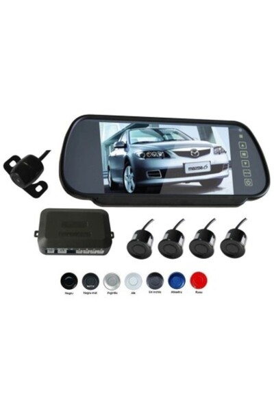 Xenon Bright Αισθητήρες στάθμευσης με κάμερα βίντεο και οθόνη LCD 7 ιντσών σε...