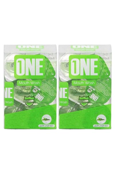 The One Touch زجاجتان من غسول الفم بالكبسولات المتطورة بنكهة الشاي الأخضر من ...