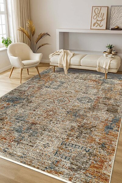 Home Botanica, Vintage Eskitme Retro Desenli Renkli Hav Toz Vermez Salon Ve O...