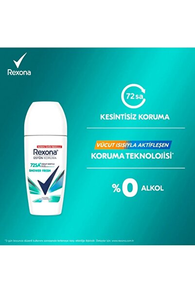 Rexona 72 Hour Deodorant Shower Fresh Stick 50ml x2 Pack | عرض قطعتين مزيل عر...