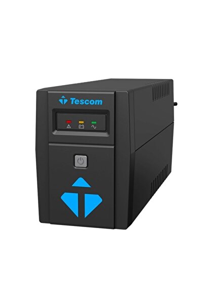 TESCOM 600VA LEO+ LEO600AP Modem Protect Lcd Ekran Line Interactive Ups